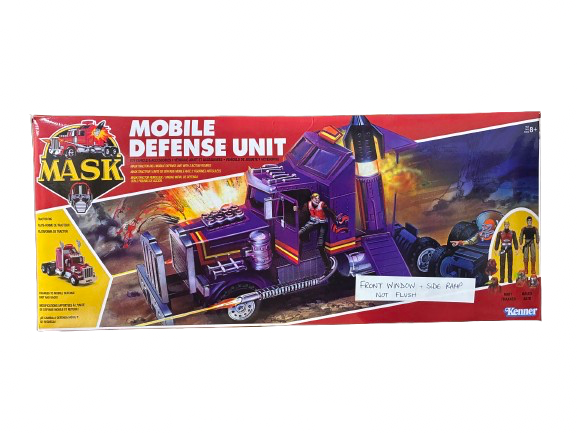 ***FRONT WINDOW & SIDE RAMP NOT FLUSH*** The Loyal Subjects SDCC EXCLUSIVE MASK MDU Mobile Defense Unit Transforming Vehicle (Semi Truck / Mobile HQ) with Action Figures (M.A.S.K) ***FRONT WINDOW & SIDE RAMP NOT FLUSH*** The Loyal Subjects SDCC EXCLUSIVE MASK MDU Mobile Defense Unit Transforming Vehicle (Semi Truck / Mobile HQ) with Action Figures (M.A.S.K)