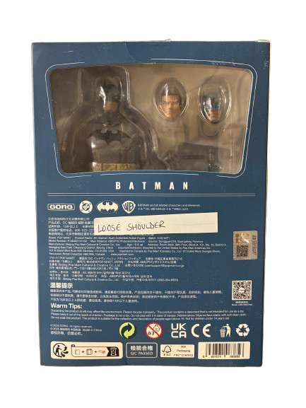 ***LOOSE SHOULDER*** GONG by POPMART Batman: Hush 1/12 Scale Batman Action Figure