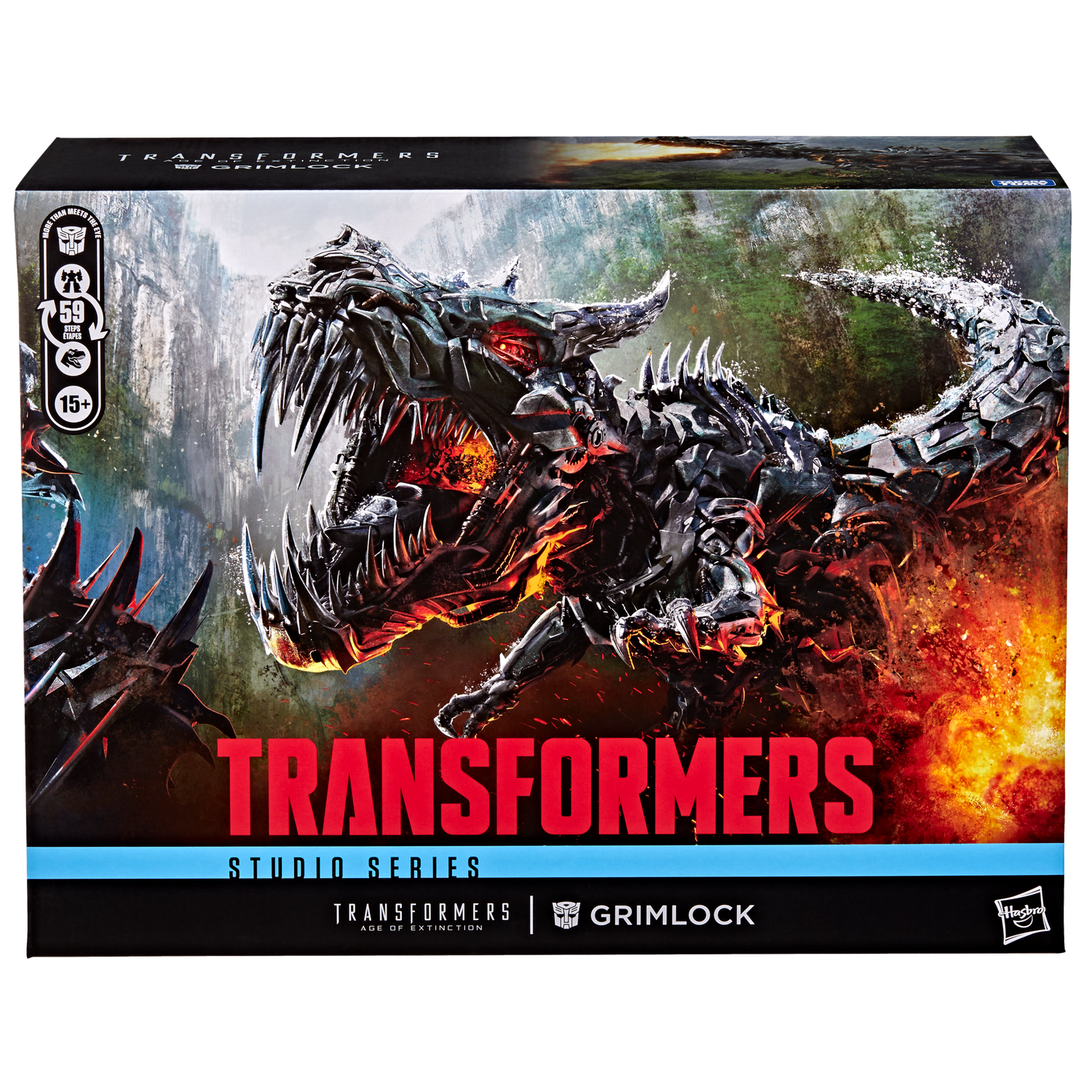 ***DAMAGED BOX / FAULTY SHIN PAD*** Transformers Studio Series Age of Extinction Titan Leader Class Grimlock