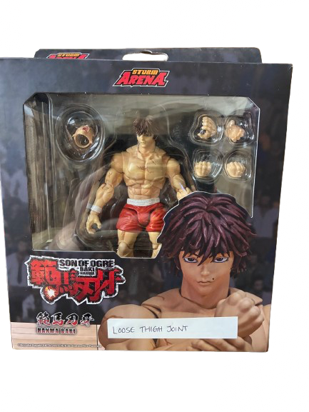 ***LOOSE THIGH JOINT*** STORM COLLECTIBLES ARENA Baki Hanma: Son of Ogre Baki Hanma 6" Scale Action Figure