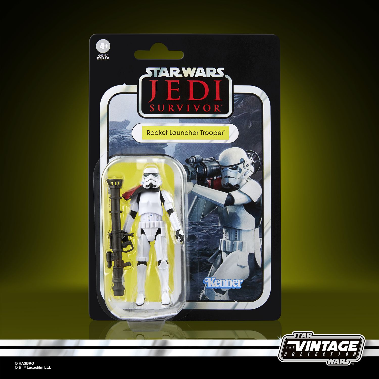 ***DAMAGED CARD / BUBBLE*** Star Wars The Vintage Collection 3.75" Rocket Launcher Trooper (Jedi Survivor)