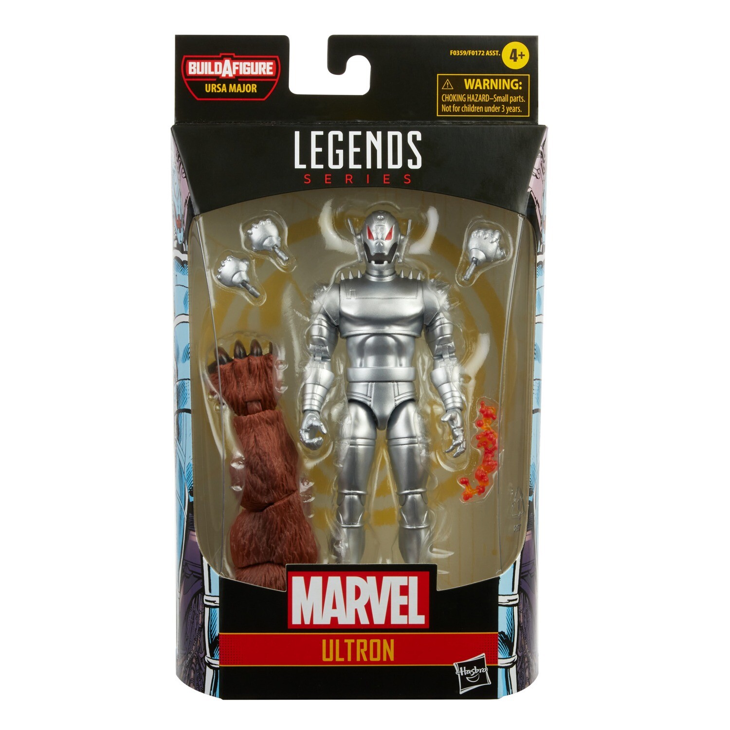 ***OPENED / COMPLETE*** Marvel Legends COMICS WAVE 1: CLASSIC ULTRON (URSA MAJOR BAF)