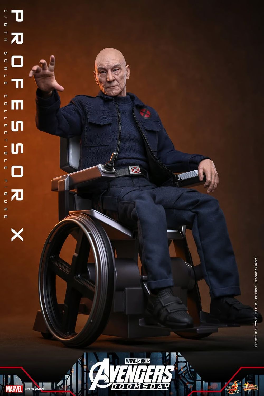 ***PRE ORDER*** Hot Toys 1/6th Scale Avengers: Doomsday Professor X Collectible Figure ***PRE ORDER*** Hot Toys 1/6th Scale Avengers: Doomsday Professor X Collectible Figure