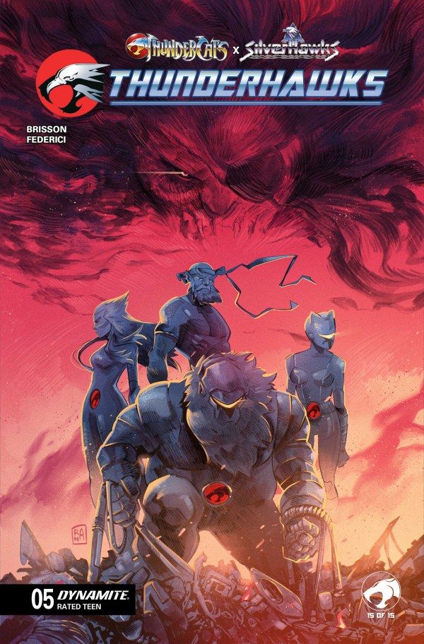 THUNDERCATS X SILVERHAWKS THUNDERHAWKS #5 CVR D RANALDI VAR DYNAMITE COMICS (26th August 2026) THUNDERCATS X SILVERHAWKS THUNDERHAWKS #5 CVR D RANALDI VAR DYNAMITE COMICS (26th August 2026)