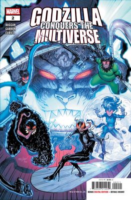 GODZILLA CONQUERS THE MULTIVERSE #2 CVR A DAVID MARQUEZ MARVEL COMICS (26th August 2026) GODZILLA CONQUERS THE MULTIVERSE #2 CVR A DAVID MARQUEZ MARVEL COMICS (26th August 2026)