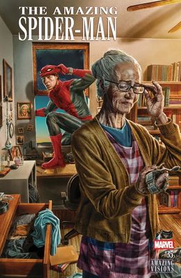 AMAZING SPIDER-MAN #35 CVR B LEE BERMEJO AMAZING VISIONS VAR MARVEL COMICS (26th August 2026) AMAZING SPIDER-MAN #35 CVR B LEE BERMEJO AMAZING VISIONS VAR MARVEL COMICS (26th August 2026)