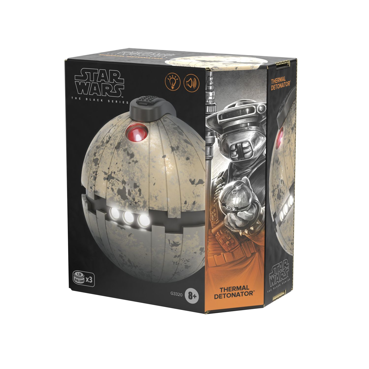 ***PRE ORDER*** Star Wars The Black Series - Premium Roleplay Electronic Thermal Detonator with Advanced LEDs and Sound Effects ***PRE ORDER*** Star Wars The Black Series - Premium Roleplay Electronic Thermal Detonator with Advanced LEDs and Sound Effects