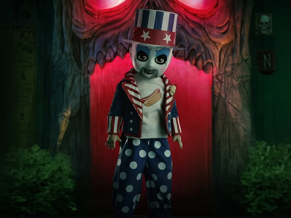 **PRE-ORDER**  MEZCO LIVING DEAD DOLLS House of 1000 Corpses - Captain Spaulding Doll
