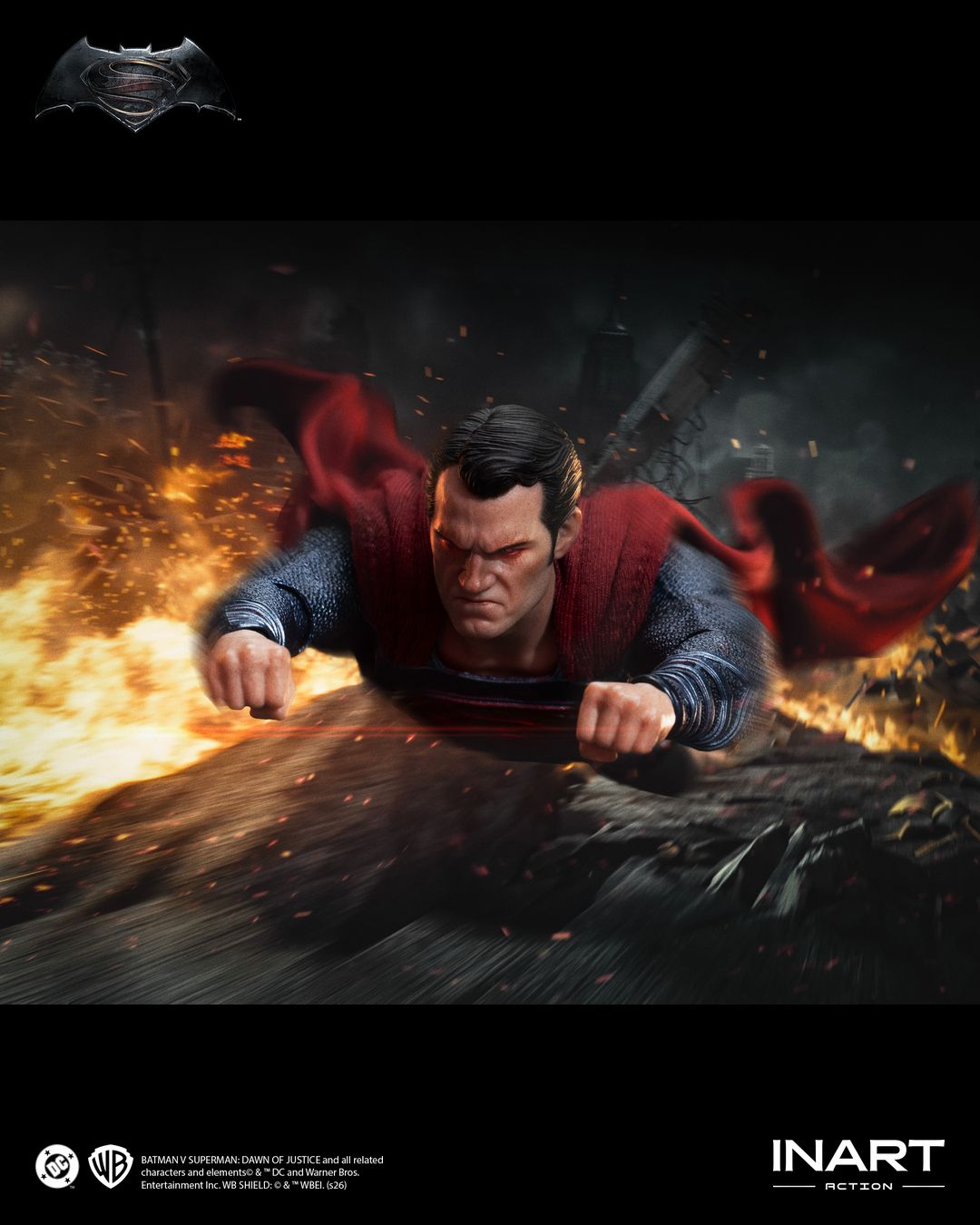 ***PRE-ORDER*** QUEEN STUDIOS INART Batman v Superman: Dawn of Justice Superman Action Figure