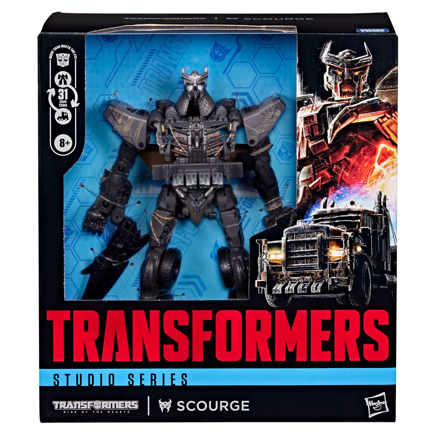 Transformers Studio Series Leader Class Rise of the Beasts Scourge Action Figure Transformers Studio Series Leader Class Rise of the Beasts Scourge Action Figure