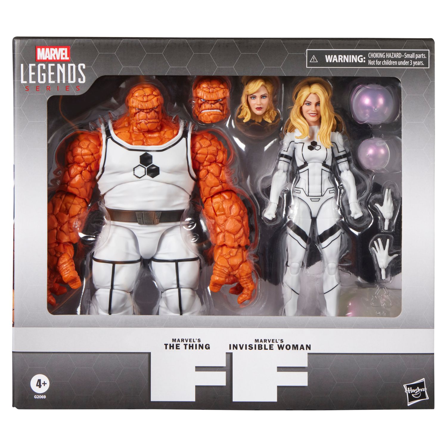 Marvel Legends Series 6 Marvel Legends Series 6" Future Foundation Marvel's Invisible Woman and Thing Action Figure 2 Pack
