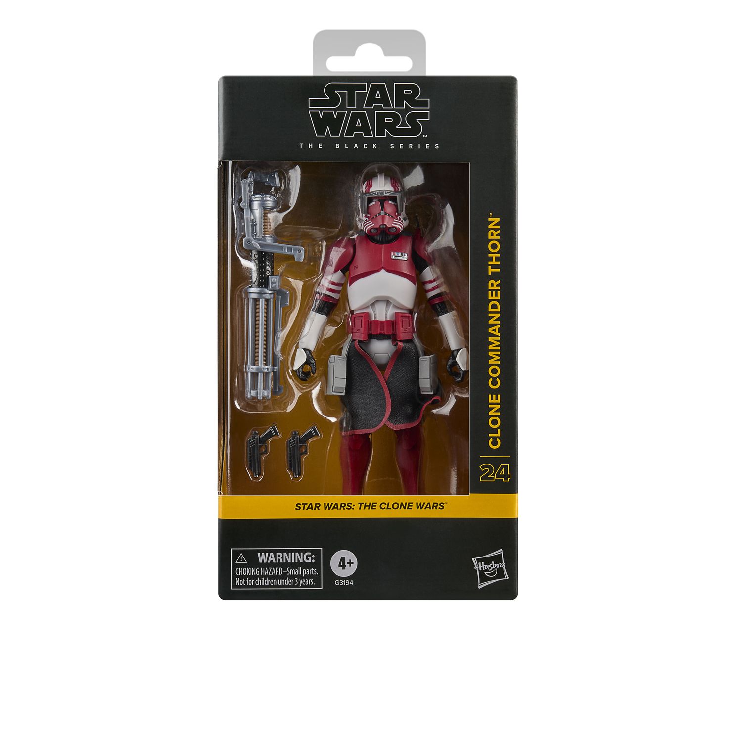 Star Wars The Black Series 6 Star Wars The Black Series 6" Clone Commander Thorn Action Figure (Star Wars: The Clone Wars)