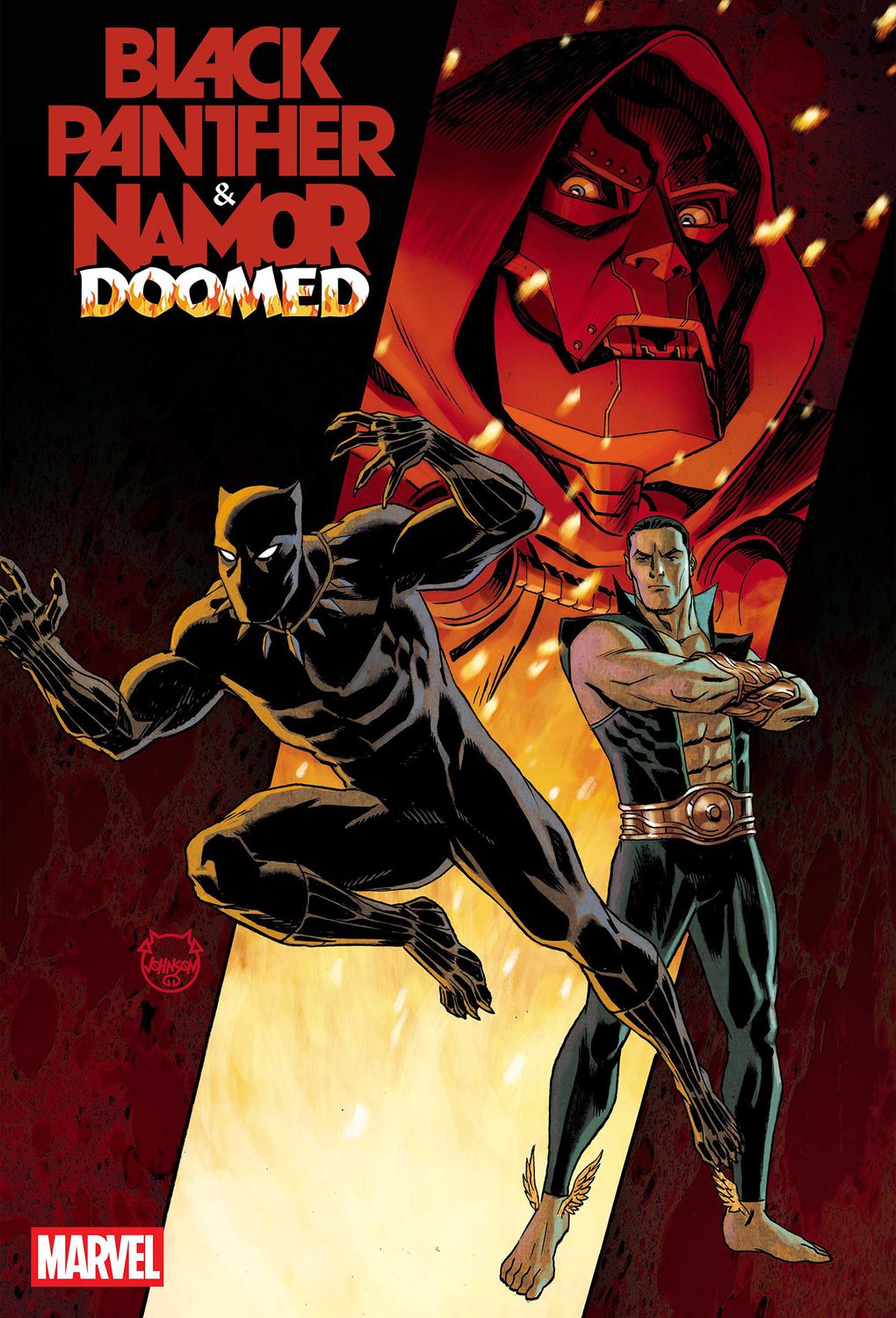 BLACK PANTHER/NAMOR DOOMED #1 CVR A DAVE JOHNSON MARVEL COMICS (2nd September 2026) BLACK PANTHER/NAMOR DOOMED #1 CVR A DAVE JOHNSON MARVEL COMICS (2nd September 2026)