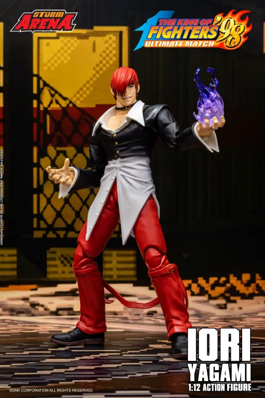 ***PRE-ORDER*** STORM COLLECTIBLES ARENA The King of Fighters '98 Ultimate Match Iori Yagami 6 ***PRE-ORDER*** STORM COLLECTIBLES ARENA The King of Fighters '98 Ultimate Match Iori Yagami 6" Scale Action Figure