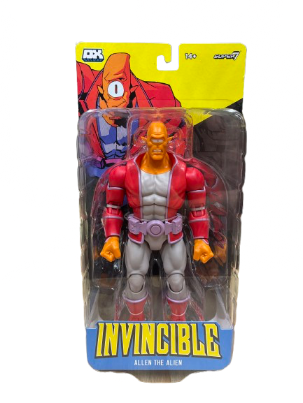 Super7 Invincible Deluxe Wave 1 Allen The Alien Action Figure Super7 Invincible Deluxe Wave 1 Allen The Alien Action Figure