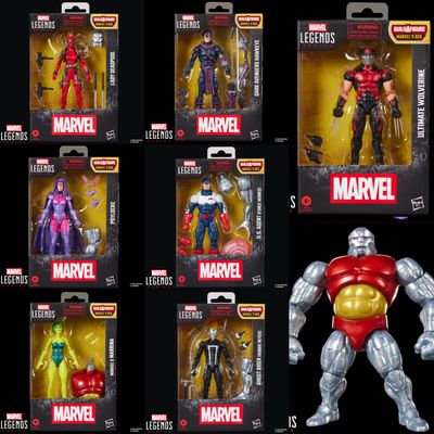 Marvel Legends Series 6 Marvel Legends Series 6" Comic Wave Set of 7 Action Figures (MARVEL'S BOX BAF)