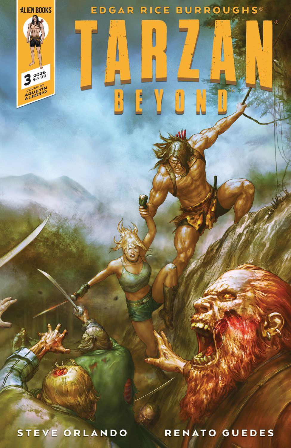 TARZAN BEYOND #3 CVR A AGUSTIN ALESSIO ALIEN BOOKS (9th September 2026) TARZAN BEYOND #3 CVR A AGUSTIN ALESSIO ALIEN BOOKS (9th September 2026)