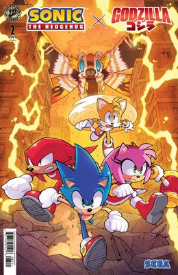 SONIC HEDGEHOG X GODZILLA #2 CVR A JACK LAWRENCE IDW COMICS (9th September 2026)