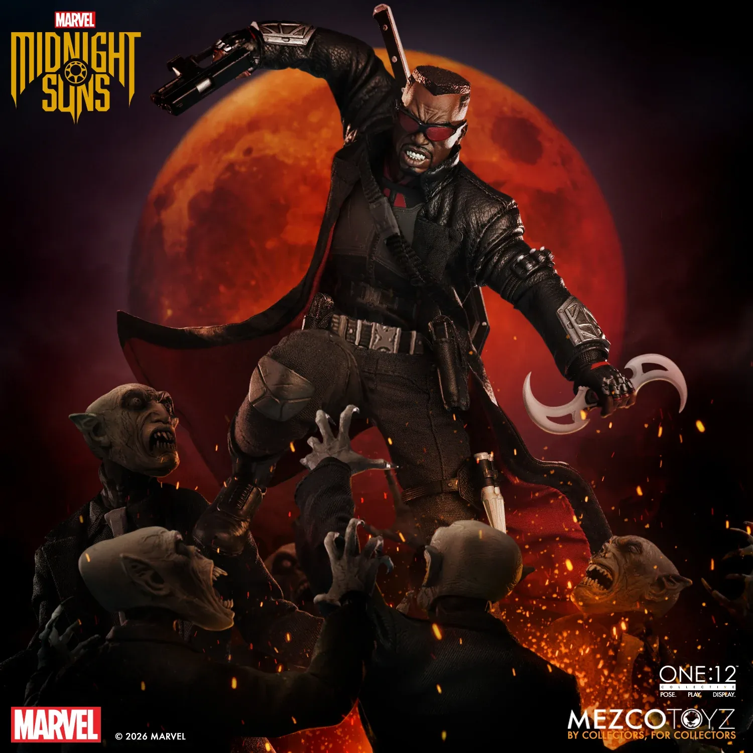 ***PRE-ORDER*** MEZCO ONE:12 COLLECTIVE Marvel's Midnight Suns - Blade Action Figure ***PRE-ORDER*** MEZCO ONE:12 COLLECTIVE Marvel's Midnight Suns - Blade Action Figure