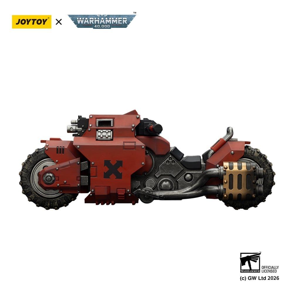 Joy Toy Warhammer 40,000 Raider-pattern Combat Bike Blood Angels with twin-linked bolt rifles 22 cm