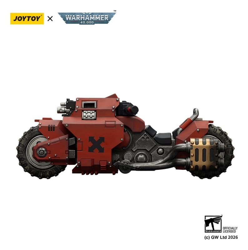 Joy Toy Warhammer 40,000 Raider-pattern Combat Bike Blood Angels with twin-linked bolt rifles 22 cm