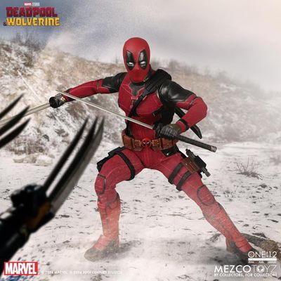 MEZCO ONE:12 COLLECTIVE Deadpool & Wolverine: Deadpool Deluxe Action Figure MEZCO ONE:12 COLLECTIVE Deadpool & Wolverine: Deadpool Deluxe Action Figure