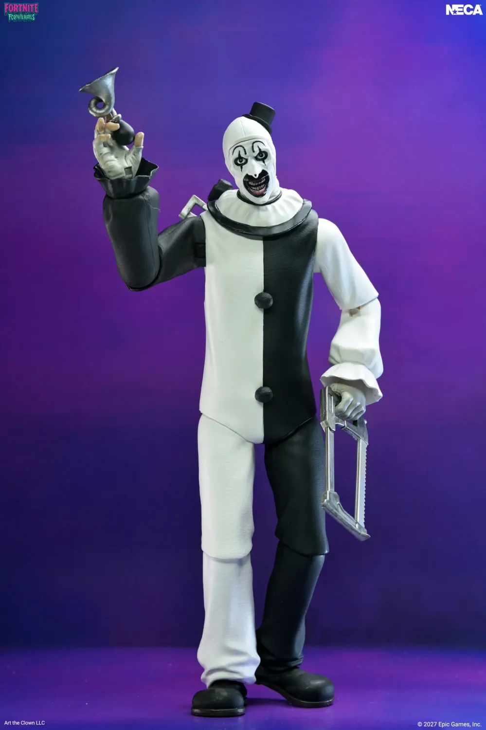 ***PRE ORDER*** NECA 7 ***PRE ORDER*** NECA 7" Fortnite x Terrifier Fortnitemares Art the Clown Action Figure