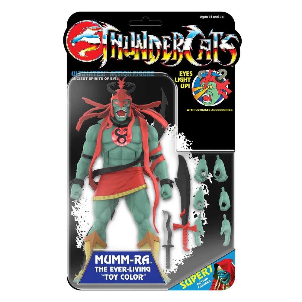 Super7 ThunderCats ULTIMATES! SDCC 2026 - Mumm-Ra (LED Eyes, Toy Colour) Super7 ThunderCats ULTIMATES! SDCC 2026 - Mumm-Ra (LED Eyes, Toy Colour)