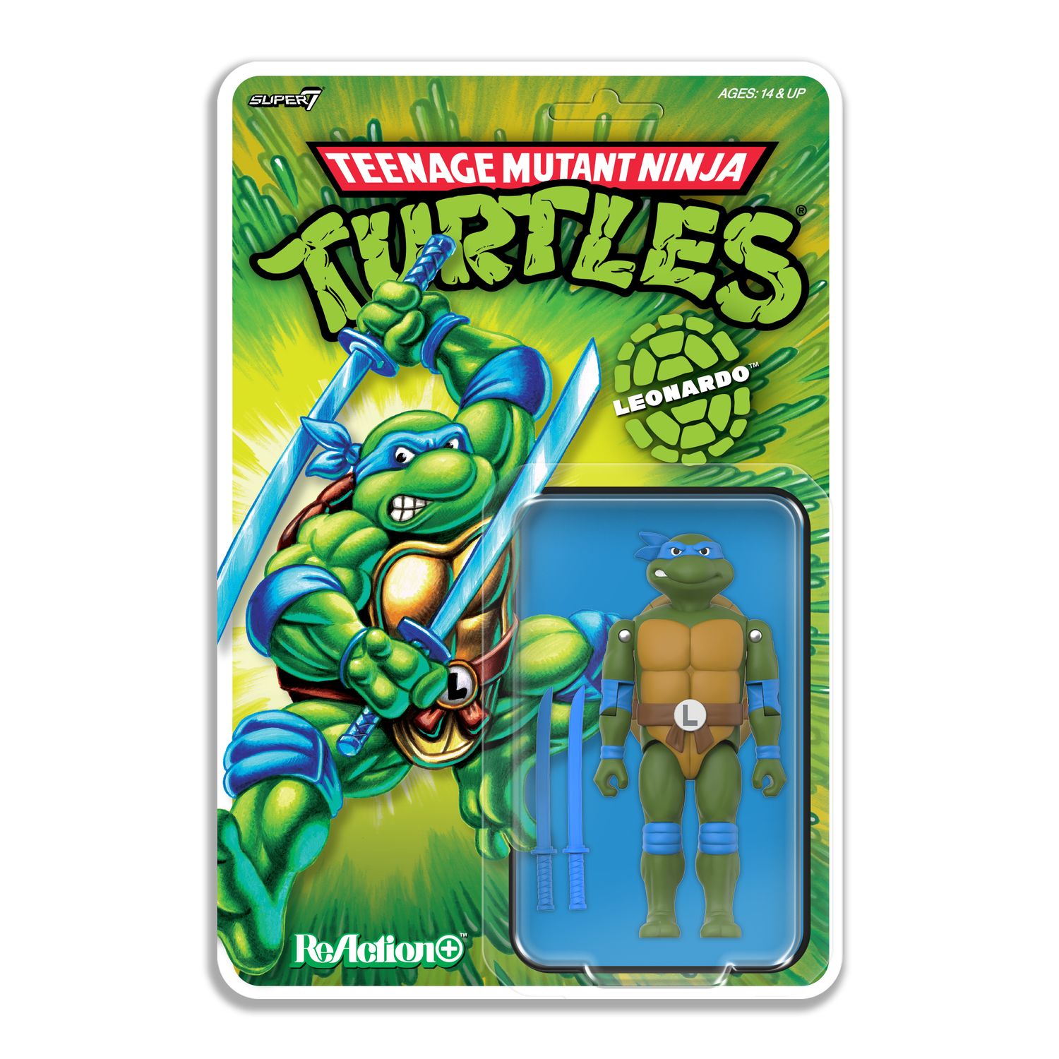 **PRE ORDER** Super7 Teenage Mutant Ninja Turtles ReAction+ Wave 2 Leonardo **PRE ORDER** Super7 Teenage Mutant Ninja Turtles ReAction+ Wave 2 Leonardo