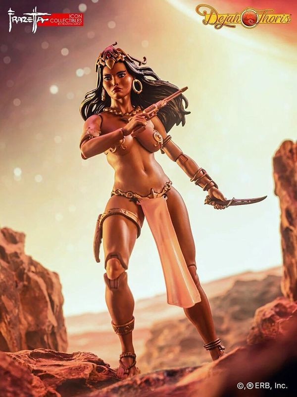 ***PRE-ORDER*** Icon Collectibles 1:12 Scale Dejah Thoris Action Figure (Frazetta Girls)