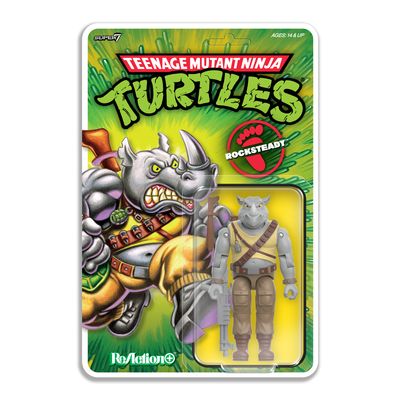 **PRE ORDER** Super7 Teenage Mutant Ninja Turtles ReAction+ Wave 2 Rocksteady **PRE ORDER** Super7 Teenage Mutant Ninja Turtles ReAction+ Wave 2 Rocksteady