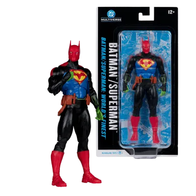 ***PRE ORDER*** MCFARLANE TOYS DC Multiverse 7in Batman/Superman (Batman/Superman World’s Finest) Blister Card Action Figure ***PRE ORDER*** MCFARLANE TOYS DC Multiverse 7in Batman/Superman (Batman/Superman World’s Finest) Blister Card Action Figure