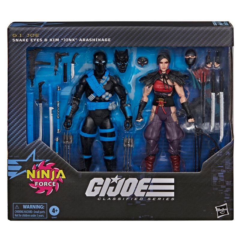 ***PRE ORDER*** G.I. Joe Classified Series #223, Ninja Force Snake Eyes & Kim "Jinx" Arashikage Action Figures