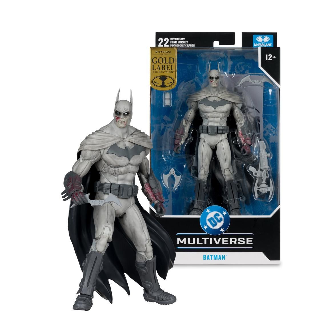 *** PRE ORDER*** MCFARLANE TOYS DC MULTIVERSE 7IN (GOLD LABEL) ARKHAM CITY BATMAN (BLOODY) FIGURE *** PRE ORDER*** MCFARLANE TOYS DC MULTIVERSE 7IN (GOLD LABEL) ARKHAM CITY BATMAN (BLOODY) FIGURE