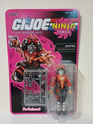 Super7 - G.I. Joe ReAction Ninja Force Destro Figure Super7 - G.I. Joe ReAction Ninja Force Destro Figure