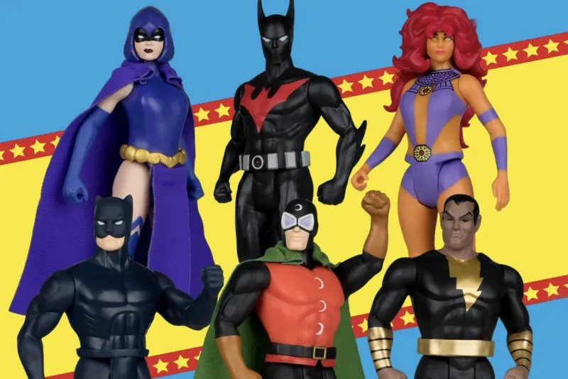 DC SUPER POWERS 4 1/2 DC SUPER POWERS 4 1/2" WAVE 14 SET OF 6 ACTION FIGURES