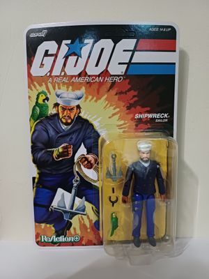 Super7 - G.I. Joe ReAction Cartoon Peacoat Shipwreck Figure Super7 - G.I. Joe ReAction Cartoon Peacoat Shipwreck Figure