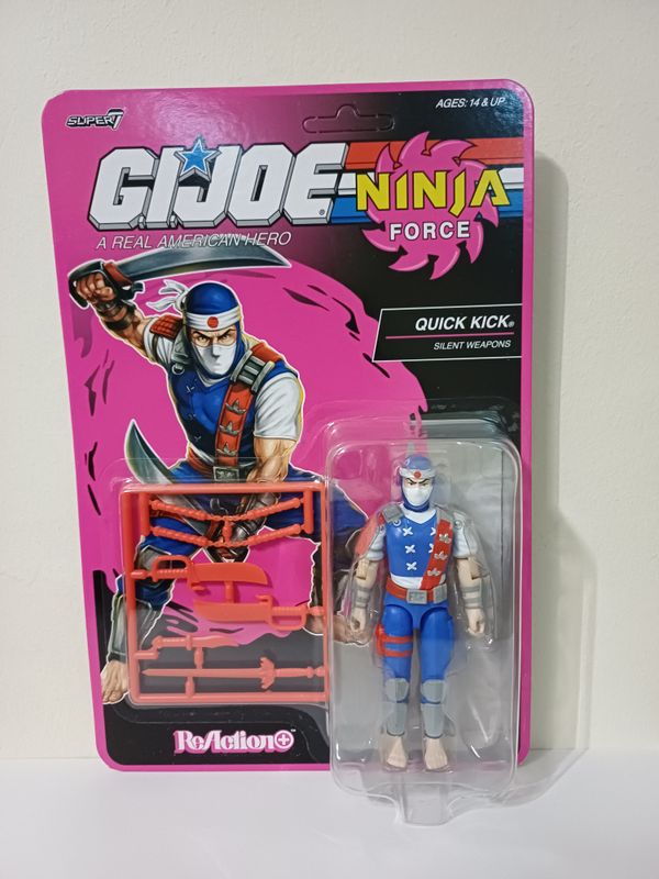 Super7 - G.I. Joe ReAction Ninja Force Quick Kick Figure