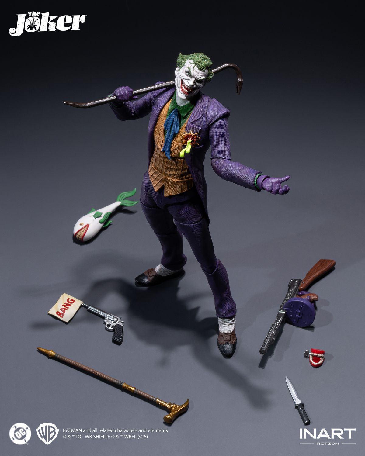 ***PRE-ORDER*** QUEEN STUDIOS INART Action - The Joker Action Figure ***PRE-ORDER*** QUEEN STUDIOS INART Action - The Joker Action Figure