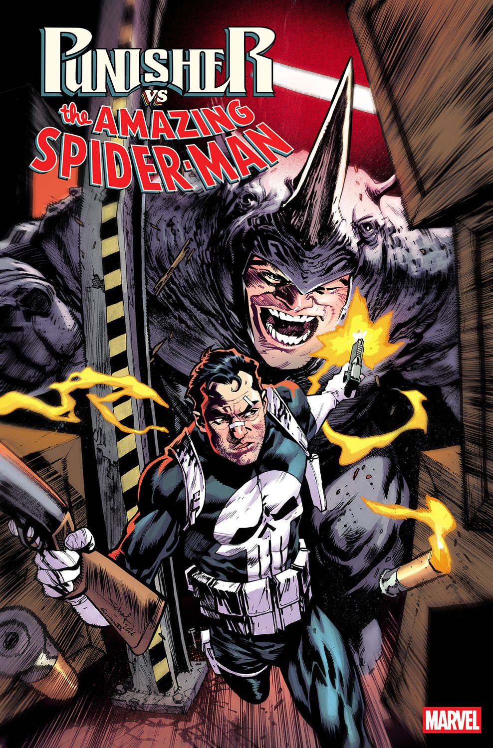 PUNISHER VS SPIDER-MAN #3 CVR A JONAS SCHARF MARVEL COMICS (23rd September 2026) PUNISHER VS SPIDER-MAN #3 CVR A JONAS SCHARF MARVEL COMICS (23rd September 2026)