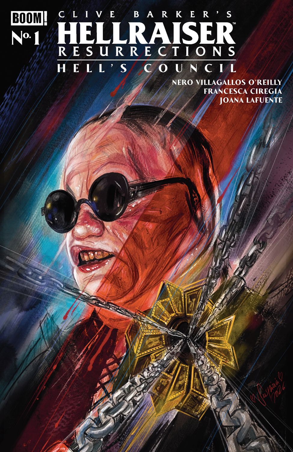 HELLRAISER RESS HELLS COUNCIL #1 CVR A VILCHEZ BOOM STUDIOS  (23rd September 2026)