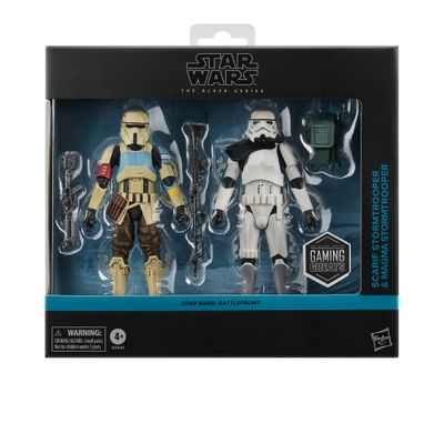 Star Wars The Black Series 6" Star Wars: Battlefront - Scarif Stormtrooper & Magma Stormtrooper Action Figure 2 pack