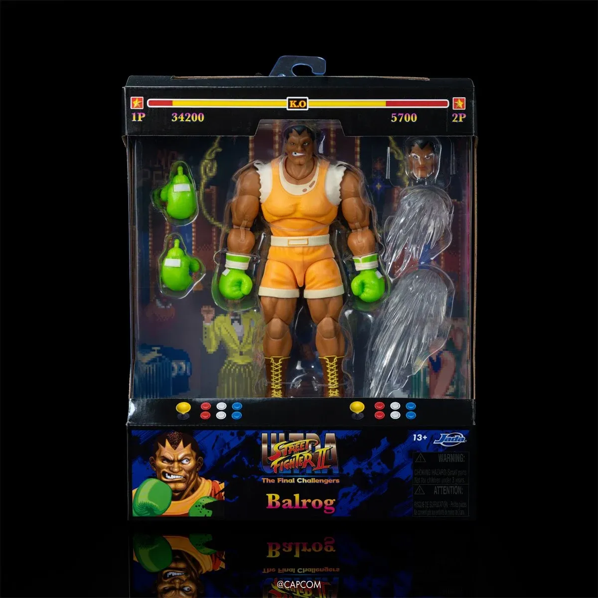 ***PRE-ORDER*** JADA TOYS Ultra Street Fighter II 6" Balrog Player 2 Deluxe Action Figure