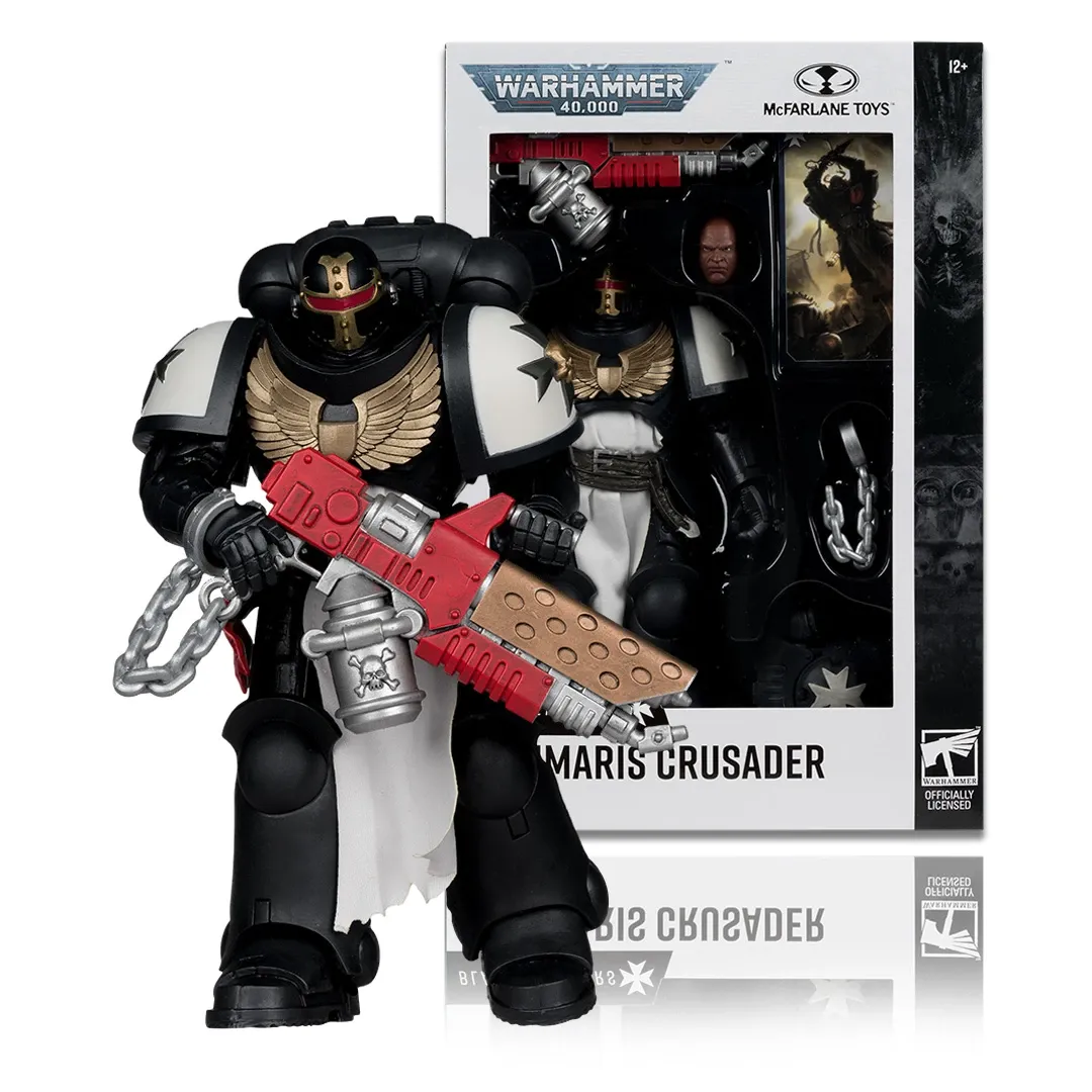 ***PRE-ORDER*** McFarlane Toys Warhammer 40000:Primaris Crusader: Black Templars Action Figure ***PRE-ORDER*** McFarlane Toys Warhammer 40000:Primaris Crusader: Black Templars Action Figure