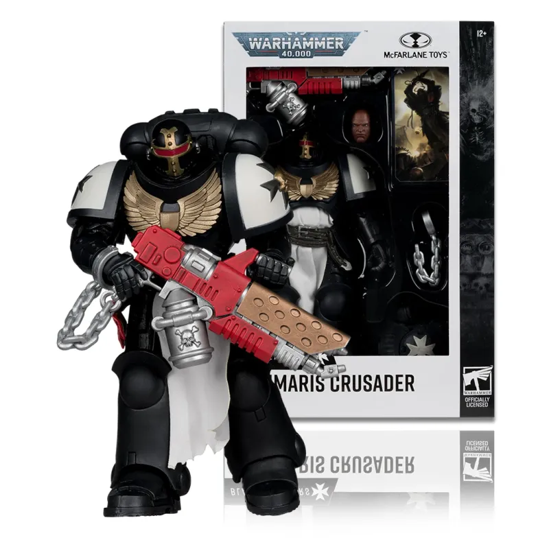 ***PRE-ORDER*** McFarlane Toys Warhammer 40000:Primaris Crusader: Black Templars Action Figure