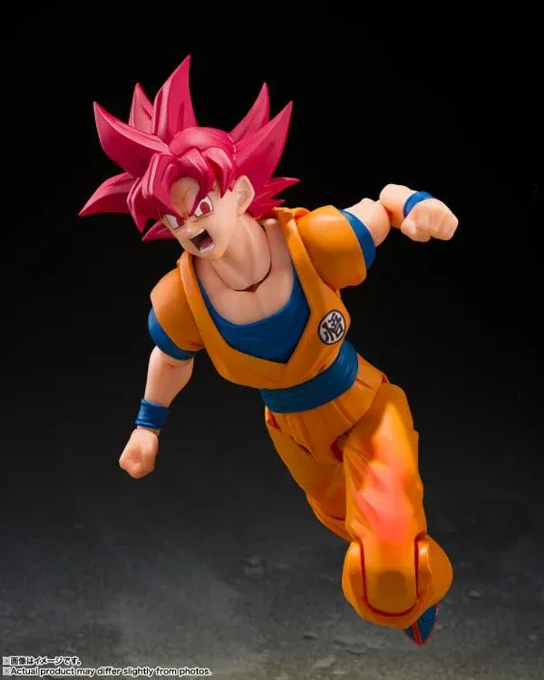 Bandai S.H Figuarts Dragon Ball Super Saiyan God Goku (God Aura) Action Figure Bandai S.H Figuarts Dragon Ball Super Saiyan God Goku (God Aura) Action Figure