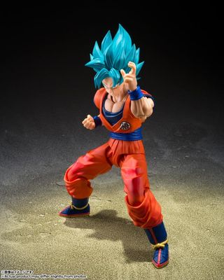 Bandai S.H Figuarts Dragon Ball Super Saiyan God Super Saiyan Goku (Blue Power Transcending Limits) Action Figure Bandai S.H Figuarts Dragon Ball Super Saiyan God Super Saiyan Goku (Blue Power Transcending Limits) Action Figure