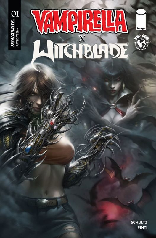 VAMPIRELLA X WITCHBLADE SPECIAL #1 OS CVR C MATTINA VAR DYNAMITE COMICS (30th September 2026) VAMPIRELLA X WITCHBLADE SPECIAL #1 OS CVR C MATTINA VAR DYNAMITE COMICS (30th September 2026)