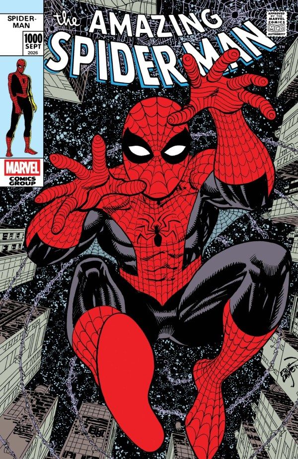 AMAZING SPIDER-MAN #1000 CVR U INC 1-25 ERIK LARSEN VARIANT MARVEL COMICS (30th September 2026) AMAZING SPIDER-MAN #1000 CVR U INC 1-25 ERIK LARSEN VARIANT MARVEL COMICS (30th September 2026)