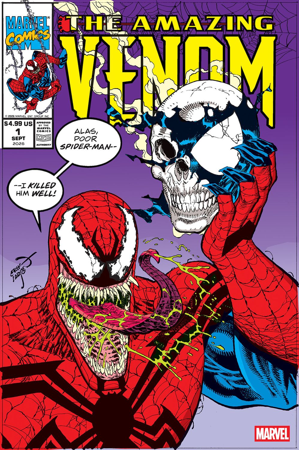 THE AMAZING VENOM #1 CVR C ERIK LARSEN HOMAGE VAR MARVEL COMICS (30th September 2026) THE AMAZING VENOM #1 CVR C ERIK LARSEN HOMAGE VAR MARVEL COMICS (30th September 2026)